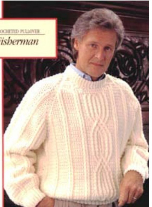 Fisherman's Crotcheted Pullover