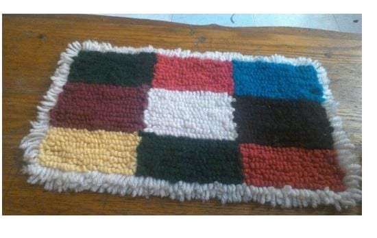 Crotchet door mat