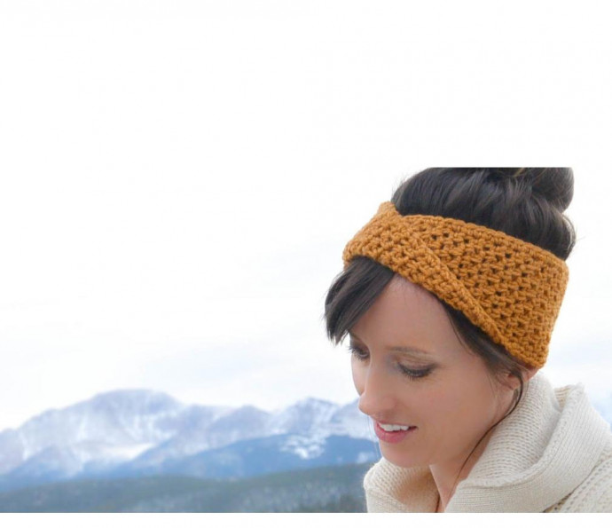 Golden Fave Twist Headband