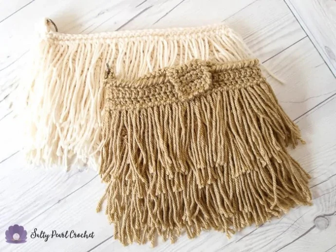 Crochet Fringe Clutch Purse Pattern