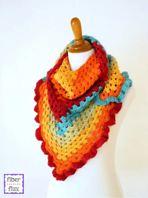 Crochet Happy Go Lucky Shawlette