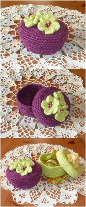 Crochet Trinket box