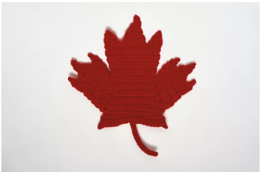 Crochet Maple Leaf