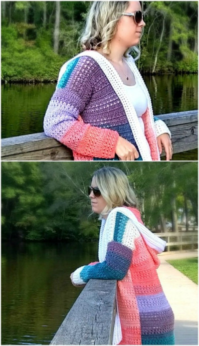 Rainbow cozy top