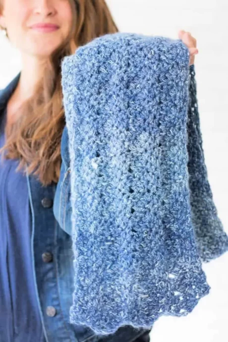 Luna Chevron Scarf Crochet Pattern