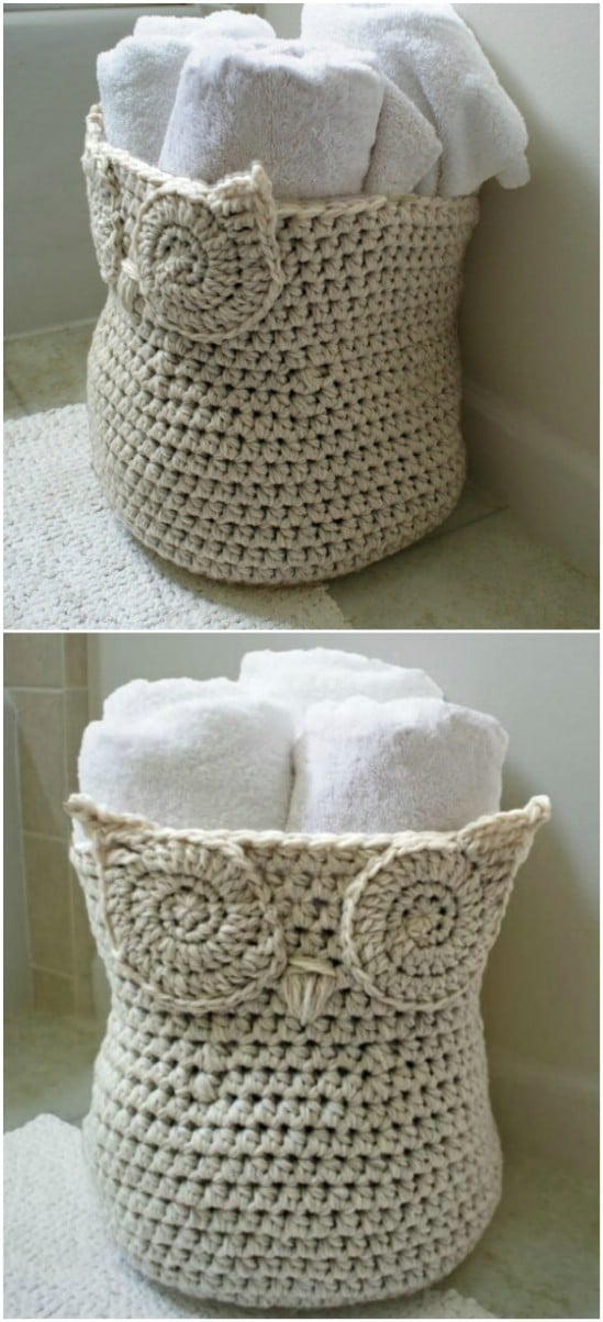 Crochet Laundry basket FREE CROCHET PATTERN — Craftorator