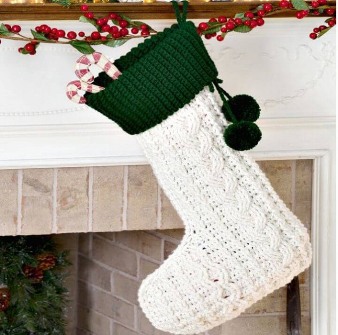 Free Crochet Cable Stocking Pattern FREE CROCHET PATTERN — Craftorator