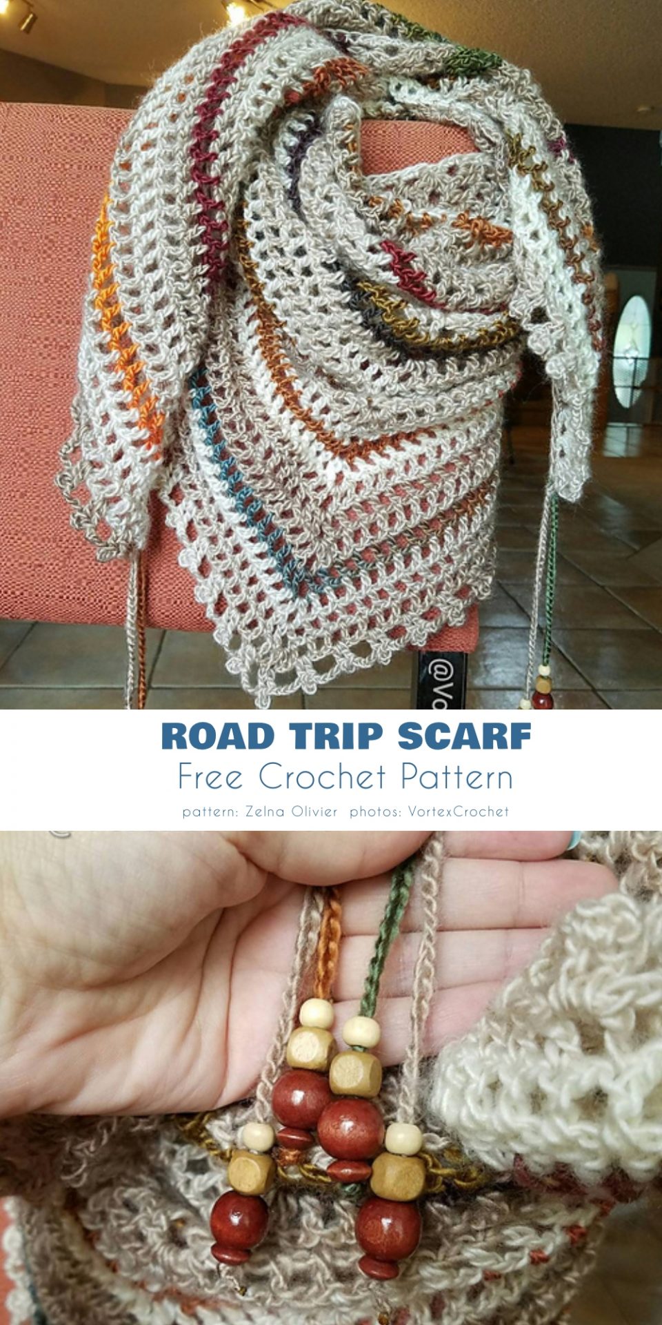 road trip scarf pattern