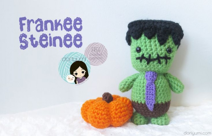 Crochet Frankin Stein Monster Amigurumi