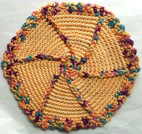 Crochet Spiral Dishcloth