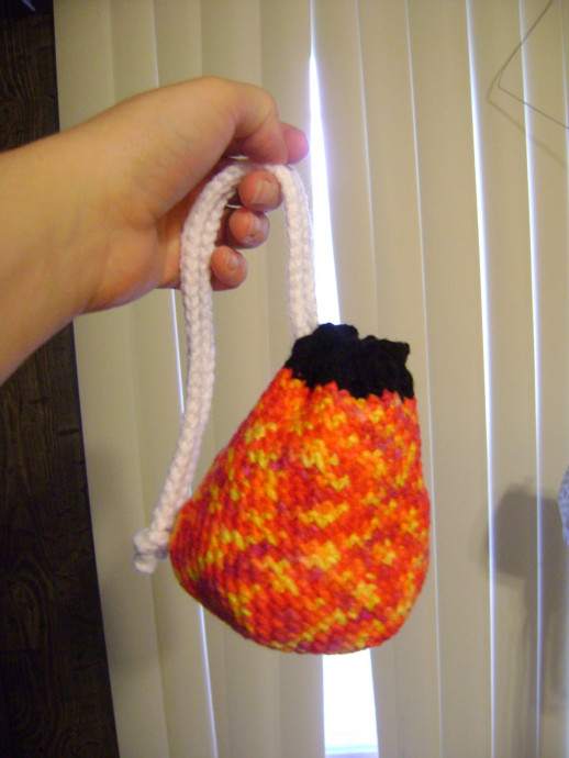 Crochet Solid Dice Bag