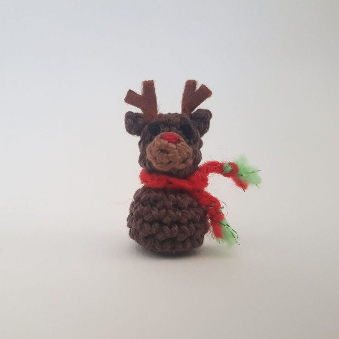 Crochet Tiny Reindeer