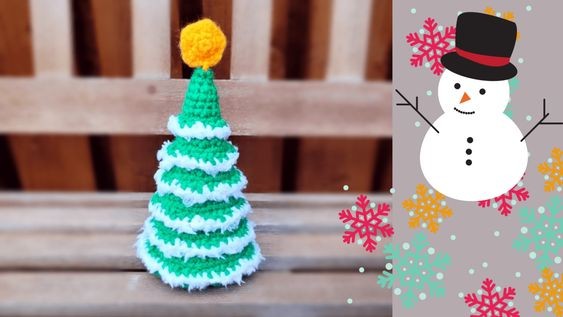 Crochet Christmas Tree with a Star