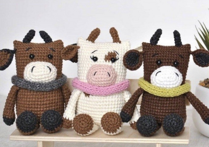 Cute Amigurumi Bull