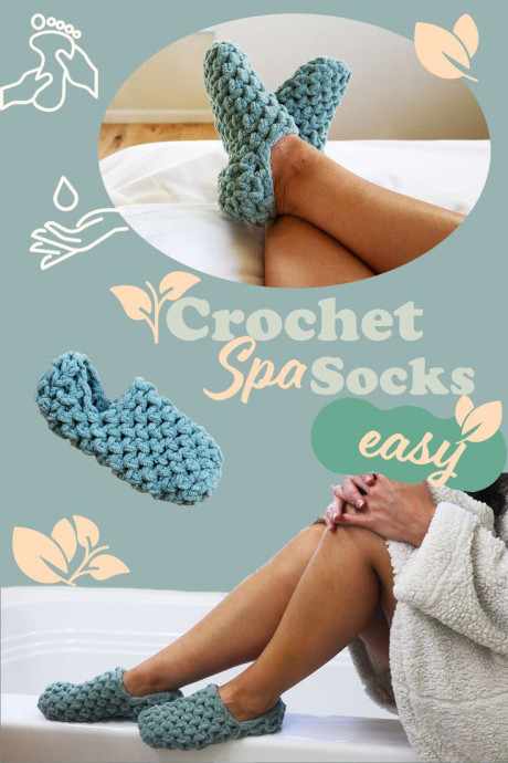 Crochet Cozy Spa Socks