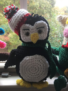 Crochet Christmas Cheer Cuddlers Penguin