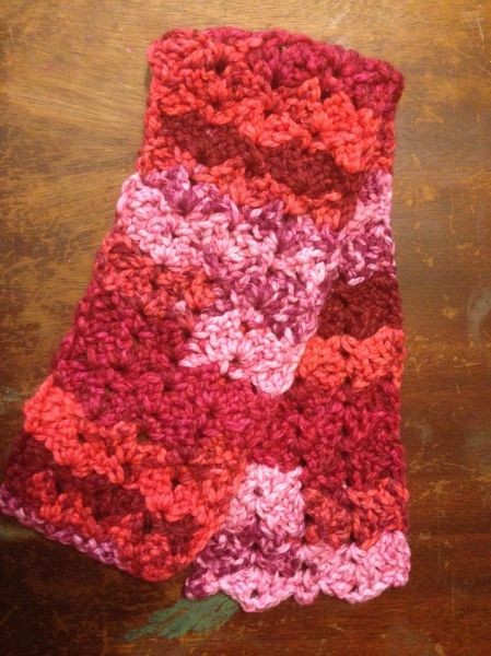 Crochet Overwhelm Oberon Scarf