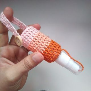 Crochet Spray Bottle Holder