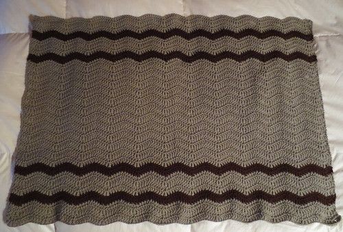 Crochet Wavy Ripple Lapghan