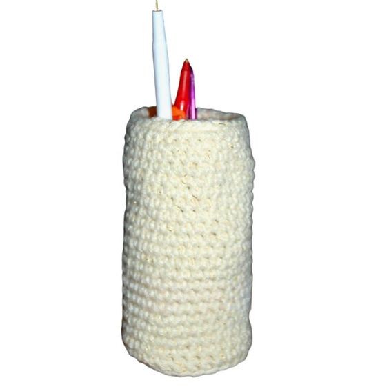 Crochet Pencil Holder