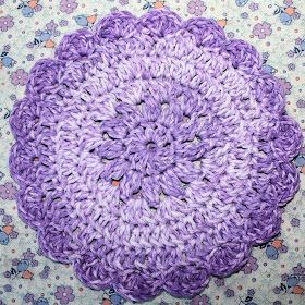 Crochet Dreaming of Spring Dishcloth