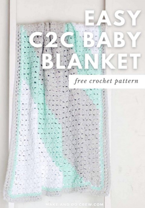 Corner To Corner Crochet Blanket Pattern (FREE)