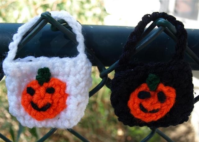 Crochet Tiny Halloween Bags