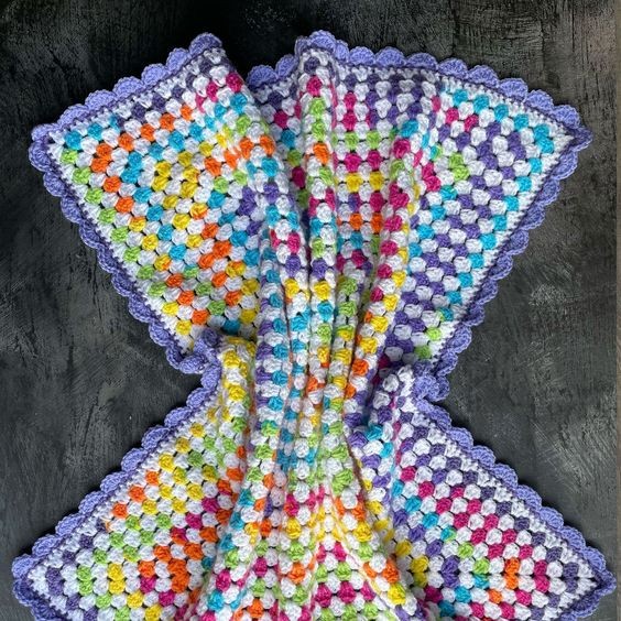 Crochet Granny Square Blanket