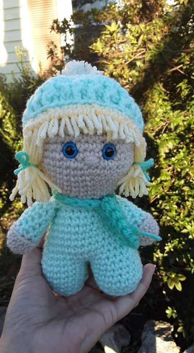 Crochet Winter Baby Doll