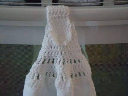 Crochet Dish Towel Topper