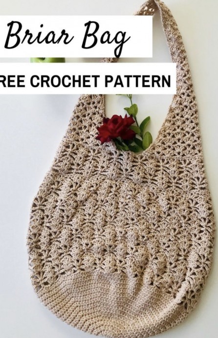 Crochet Briar Produce Bag (Free Pattern)