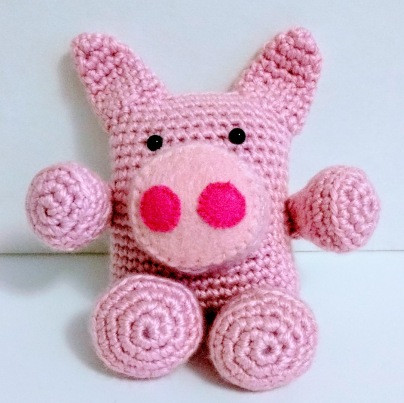 Crochet Boxy Pig