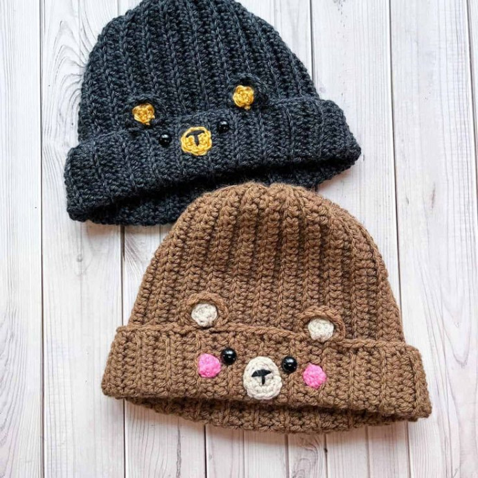 Crochet Bear Hat