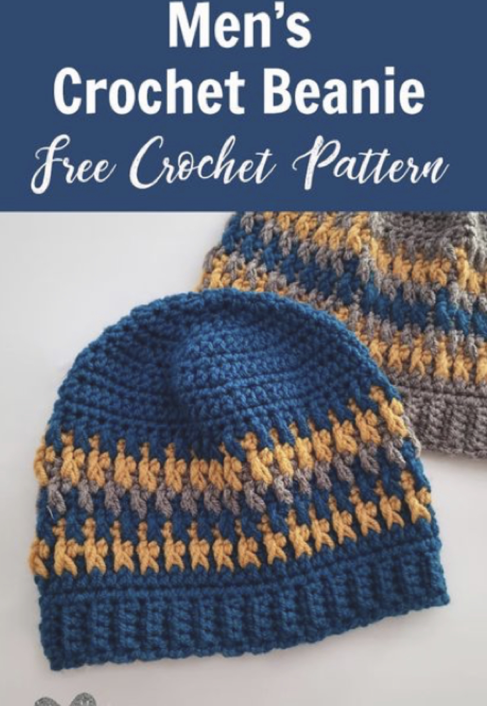 Crochet Men’s Beanie (Free Pattern) FREE CROCHET PATTERN — Craftorator