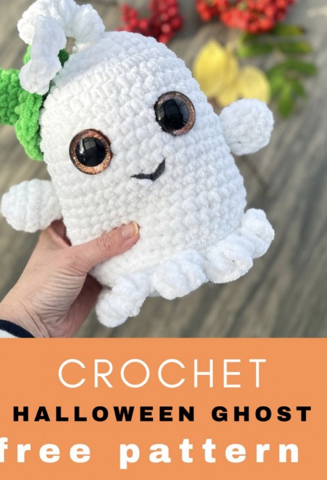 Crochet Halloween Amigurumi Ghost (Free Pattern) – FREE CROCHET PATTERN ...