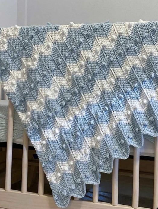 Free Crochet Pattern: The Cooper Baby Blanket