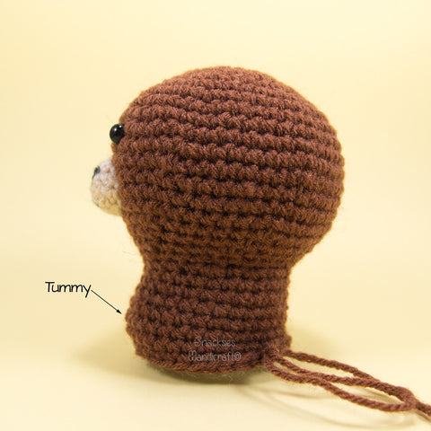 Crochet Line Brown Amigurumi