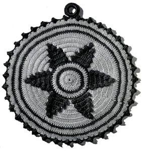 Crochet Star Potholder