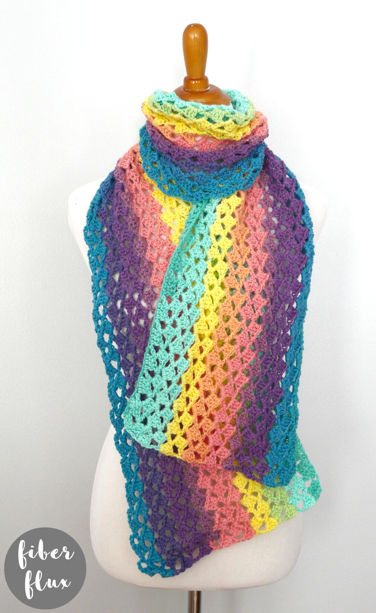 Crochet Honolulu Scarf – FREE CROCHET PATTERN — Craftorator