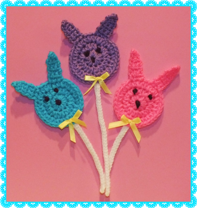 Crochet Little Bunny On A Stick