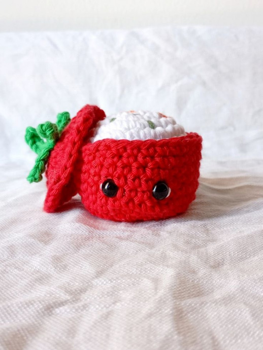 Crochet Stuffed Tomato Amigurumi