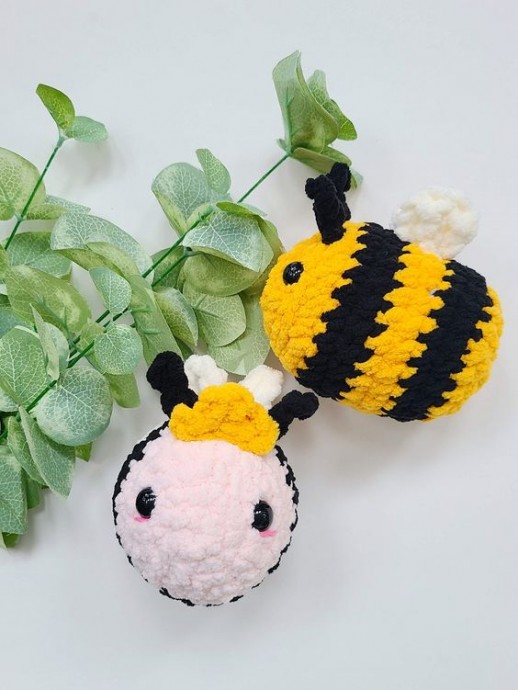 Crochet Amigurumi Queen Bee