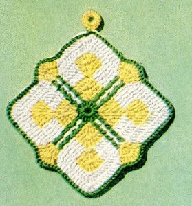 Crochet Crossbar Potholder