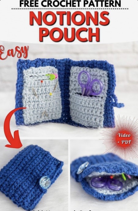 Crochet Notions Pouch