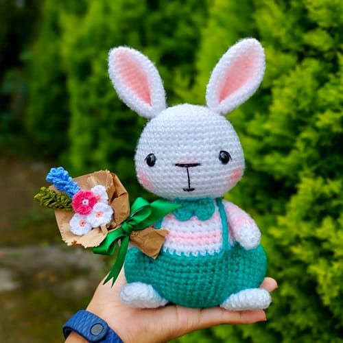 Crochet The Gentleman Bunny Amigurumi