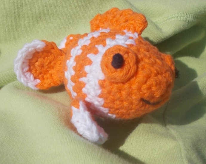 Crochet Clownfish Egg Cozy