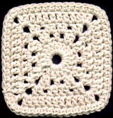 Crochet Easy Square Coaster