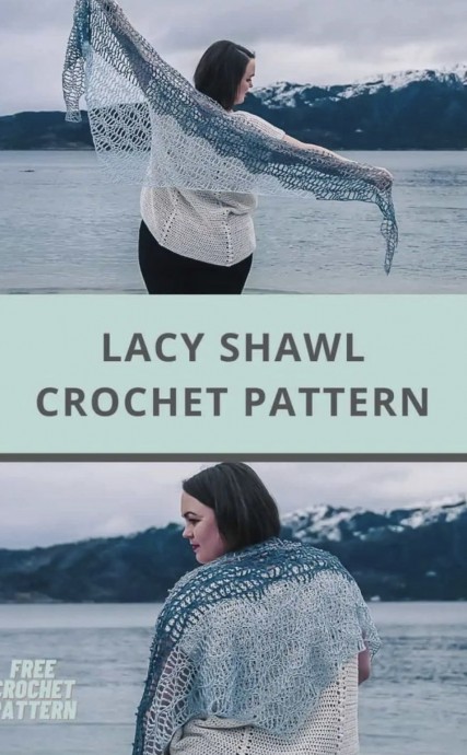 Free Lacy Shawl Crochet Pattern – FREE CROCHET PATTERN — Craftorator