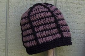 Crochet Ribs and Stripes Beanie