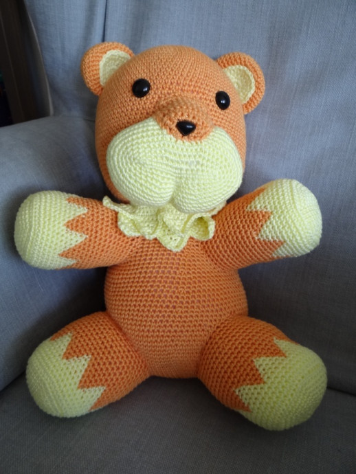 Crochet Saber Lion Plush Toy